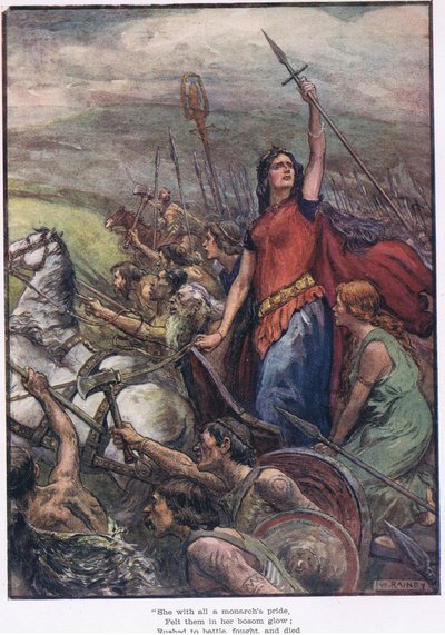 Ella con todo el orgullo de un monarca de William Rainey